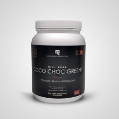 Coco Choc Greens - Coconut Chocolate Flavoured Greens Powder With Added Pre & Probiotics