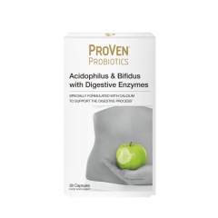  ProVen Probiotics Acidophilus and Bifidus with Digestive Enzymes-30 Capsules